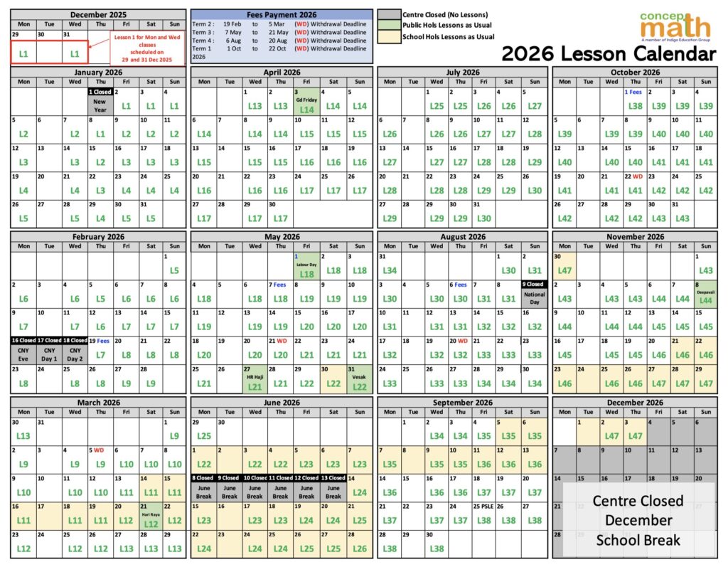 2026 Calendar